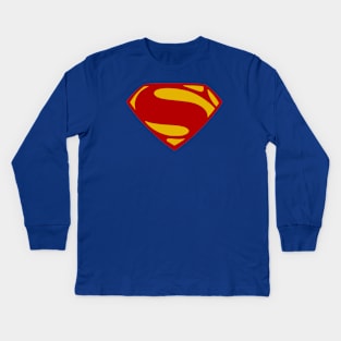 Superhero New Shield V2 Kids Long Sleeve T-Shirt